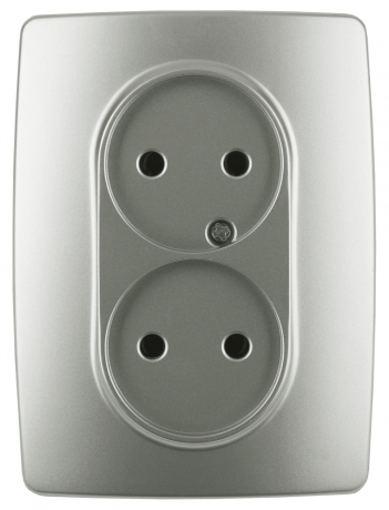 Розетка ЭРА 12 2x2P 16A 250V 12-2107-15 Б0031247