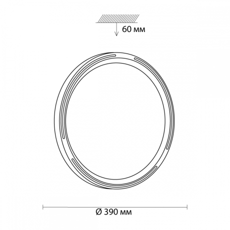 Накладной светильник Sonex Slot 3028/DL 