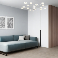 8265/15 COMFI LN26 металл/металл белый/белый Люстра GX53 LED 15*7W 220V TORINA LUMION