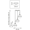 813131 Подвесная люстра Lightstar Globo 