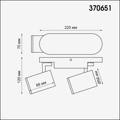 Спот со светодиодными лампочками GU10, комплект от Lustrof. №193669-647107 