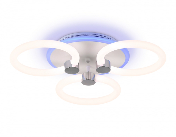 Потолочная диммируемая люстра с пульто ДУ Ambrella light ACRYLICA FA3838 