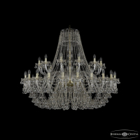Подвесная люстра Bohemia Ivele Crystal 1409 1409/24+12/530 G