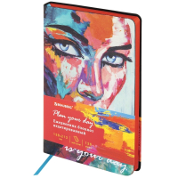 Нарушена упаковка! <319004> Ежедневник недатированный А5 (138х213 мм), BRAUBERG VISTA, под кожу, гибкий, 136 л., "Secret", 112000 (112000)