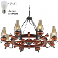 Подвесная люстра с лампочками Velante 583-703-08+Lamps