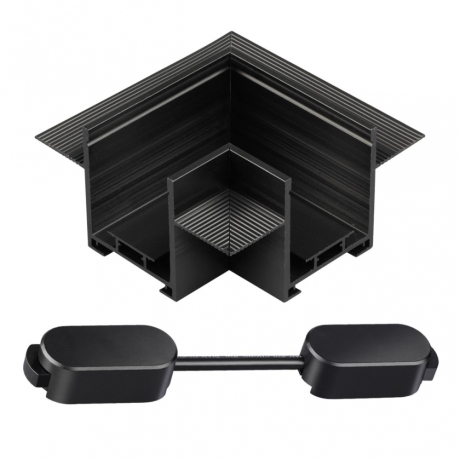 Соединитель угловой L-образный для треков встраиваемых Novotech EASY 135274