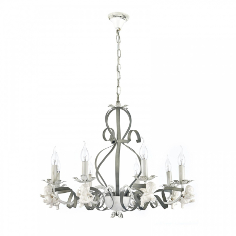 Люстра подвесная с Led лампочками в комплекте Arti Lampadari Surano E 1.1.8 S+Lamps 