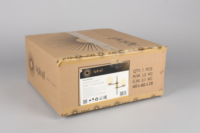 Бра с лампочками APLOYT APL.313.11.02+Lamps 