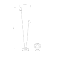 Ландшафтный светильник Arte Lamp Muphrid A4109PA-2BK