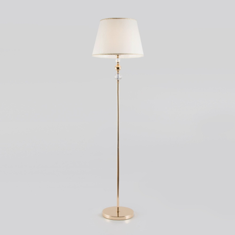 Классический торшер с абажуром Eurosvet 01072/1 золото a045214 