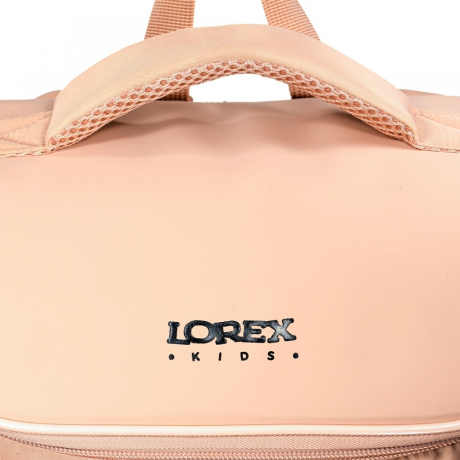 Нарушена упаковка!  <712383> Рюкзак LOREX KIDS CLASSIC COOKIE BEAR 16 л бежев. 36x28x16 мягкий 1 отд. молния держатель для карточек брелок д/девочек LXKBPCL-CB (247684)