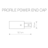 Боковое питание для шинопровода Nowodvorski Profile Power End Cap (9462) 
