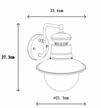 11811/01/30 Уличный настенный светильник Lucide Figo