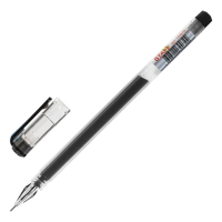 Нарушена упаковка! <301494> Ручка гелевая STAFF "Basic" GP-675, ЧЕРНАЯ, длина письма 1000 м, игольчатый узел 0,5 мм, линия письма 0,35 мм, 143675 (143675)