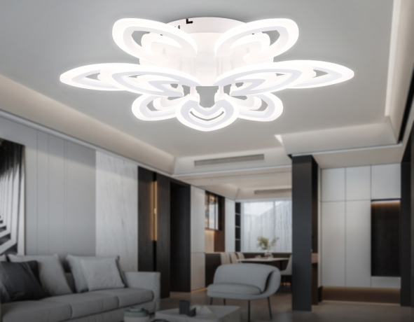 Потолочный светодиодный светильник с пультом Ambrella light ACRYLICA OriginalFA4547 