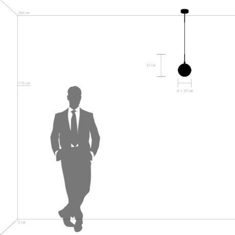 Подвесной светильник Lightstar Globo 813111 