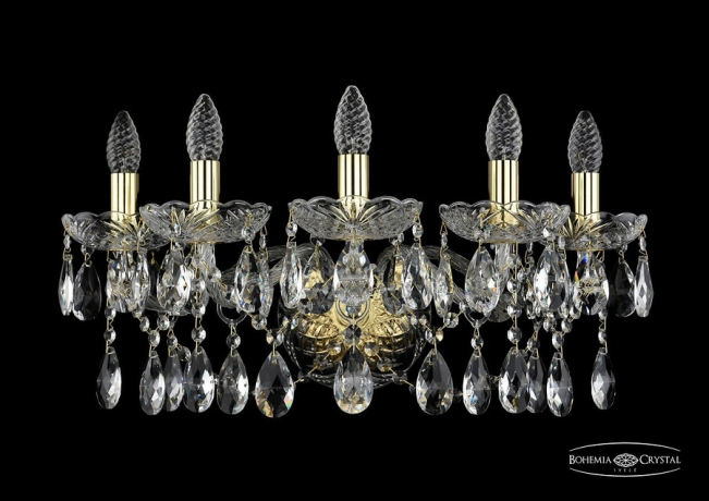 1413B/5/200/XL/G Бра Bohemia Ivele Crystal 