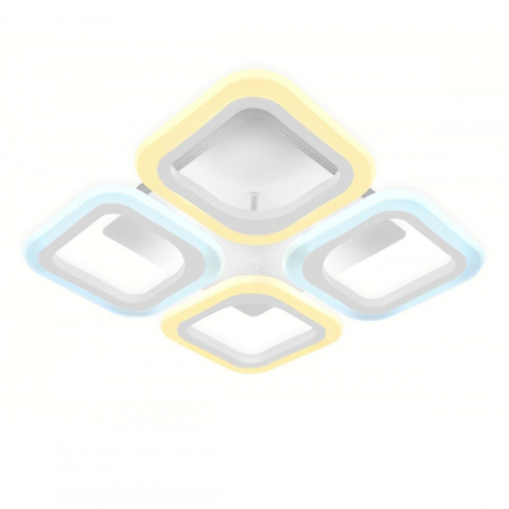 Потолочная светодиодная люстра с пультом ДУ (инфракрасный) Ambrella light Acrylica FA4371 