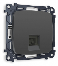 Розетка телефонная RJ-11 со штрокой, без рамки Ambrella Volt OMEGA MO912030