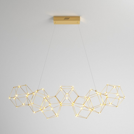 Подвесная люстра Eurosvet Uma 90168/7 медь 