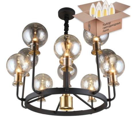 Люстра подвесная с лампочками APLOYT APL.902.03.11+Lamps 