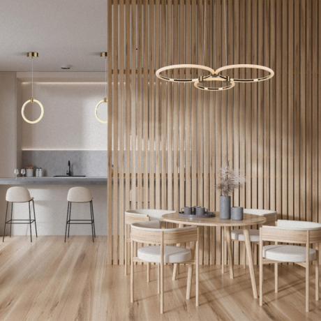 Нарушена упаковка!  <399593> Подвесной светильник с пультом ДУ Lumion Nova 5297/80L