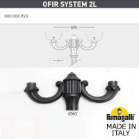 Парковый фонарь Fumagalli NEBO OFIR/Rut 2L E26.202.R20.WXF1R
