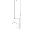 Подвесной светильник Moderli Martin V2890-1P