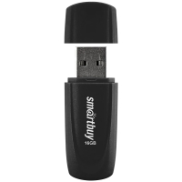 Флеш-диск 16 GB SMARTBUY Scout USB 2.0, черный, SB016GB2SCK (513762)