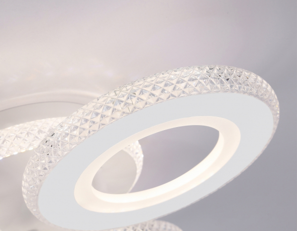 Потолочный светодиодный светильник с пультом Ambrella light ACRYLICA OriginalFA8866 