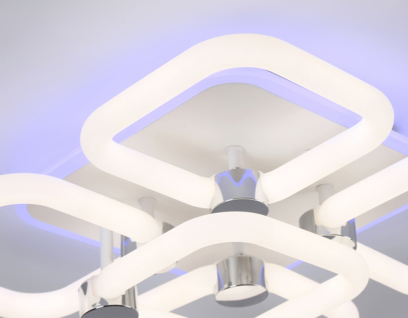 Потолочная диммируемая люстра с пульто ДУ Ambrella light ACRYLICA FA3861 