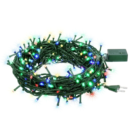 Нарушена упаковка!  <295886> 5м. Электрогирлянда ''Нить'' 50LED (RGB) IP20 Vegas 55058