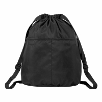 Рюкзак спортивный мешок HEIKKI PACK (ХЕЙКИ), 2 отделения, увеличенный объем, 40х35 см, черный, 272419