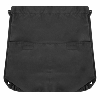 Рюкзак спортивный мешок HEIKKI PACK (ХЕЙКИ), 2 отделения, увеличенный объем, 40х35 см, черный, 272419