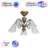 Потолочная люстра MW-Light Ариадна с поддержкой Маруся 450019105-М