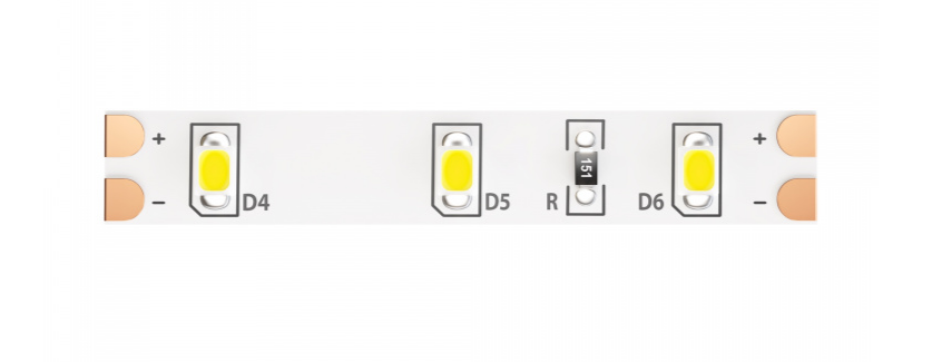 5м. Светодиодная лента теплого цвета 3000K, 4,8W, 12V, 60LED, IP65 Led strip Maytoni 10105 