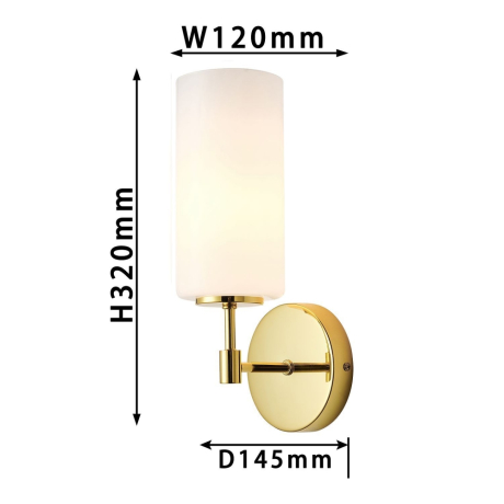 Бра на стену со светодиодными лампами, комплект от Lustrof. №286042-618079 