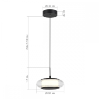Подвесной светодиодный светильник ST Luce Frittela SL6239.403.01