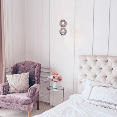 Подвесной светильник Plaza Eurosvet 50186/2 хром (a053016) 