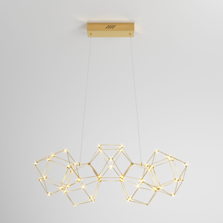 Подвесная люстра Eurosvet Uma 90168/5 медь 