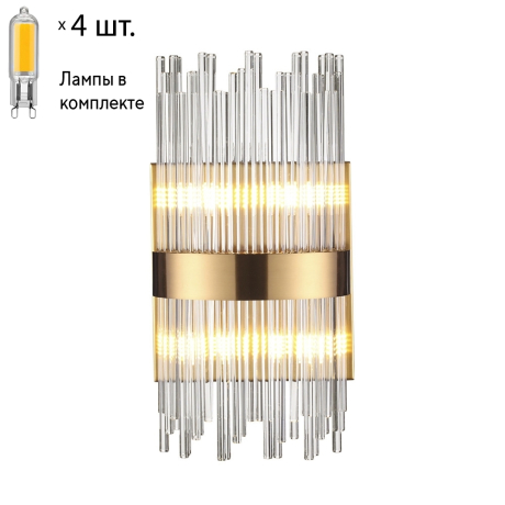 Настенный светильник с лампочками Odeon Light Focco 4722/4W+Lamps G9 