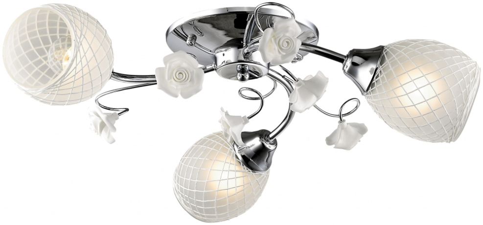 Потолочная люстра с лампочками Velante 705-107-03+Lamps 