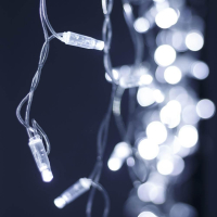 2,4*0,6м. Уличная гирлянда бахрома холодный свет Ardecoled 230V ARD-Edge-Classic-2400X600-Clear-88Led-Flash White (26003)