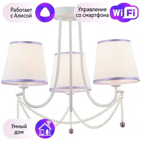 Потолочная люстра Velante с поддержкой Алиса 314-007-03-A 