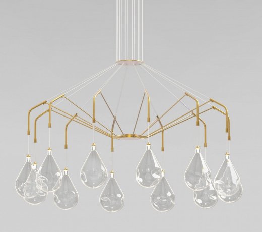 Подвесная люстра Eurosvet  201002/12 латунь Smart 