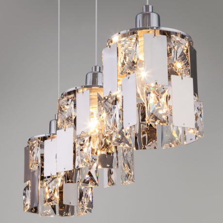 50101/3 хром хром Светильник подвесной Eurosvet Scoppio a044681 