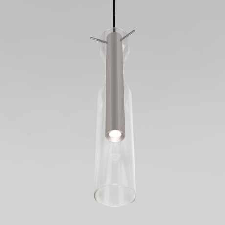 Подвесной светодиодный светильник со стеклянным плафоном Eurosvet Swan 50254/1 LED (a063279) 