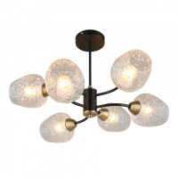 Люстра на штанге с лампочками Omnilux OML-67807-06+Lamps