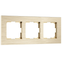 Рамка на 3 поста Werkel AluMax шампань W0033511