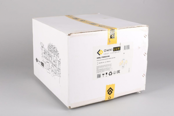 Люстра подвесная с лампочками Omnilux OML-79903-04+Lamps 